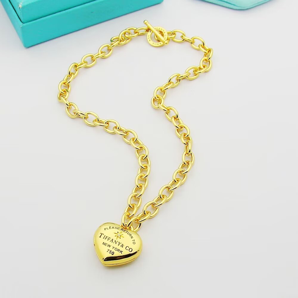 Tiffany Rose Gold Romantic Necklace 190