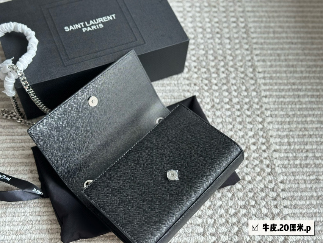 YSL Silver Logo-Accented Bag 142