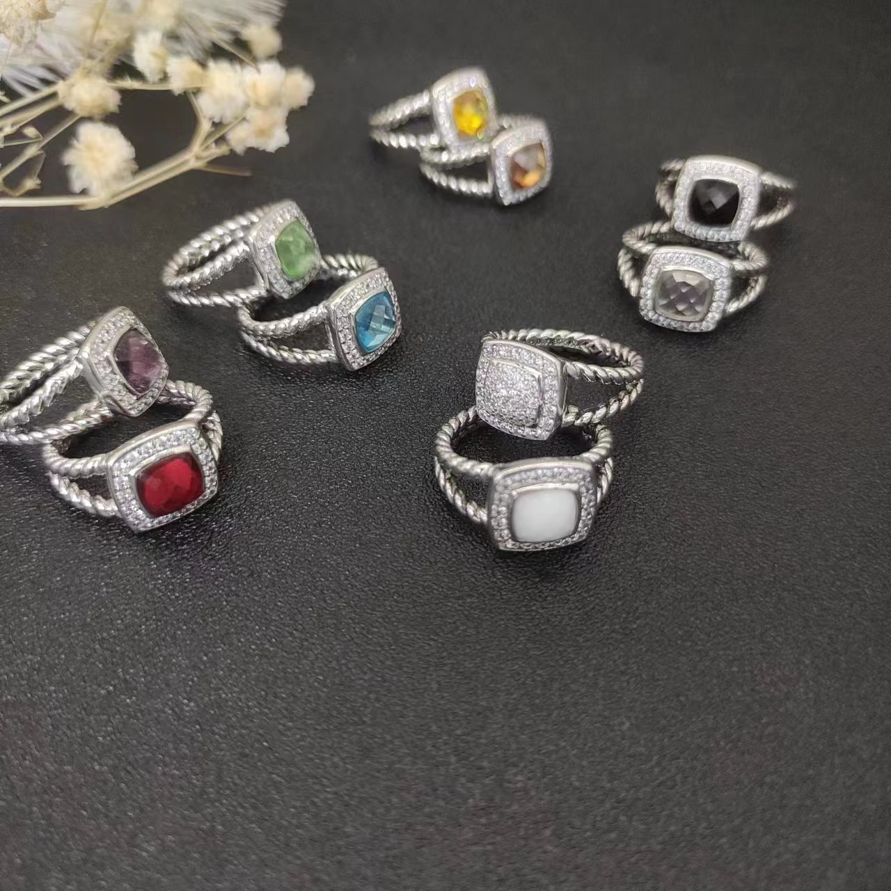 David Yurman Silver Vintage-Inspired Ring 252