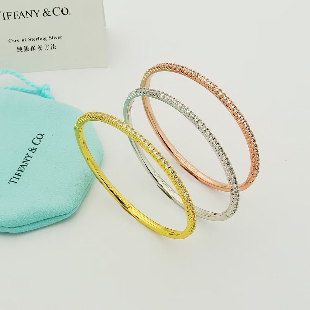 Tiffany Gold Logo-Accented Bracelet 221