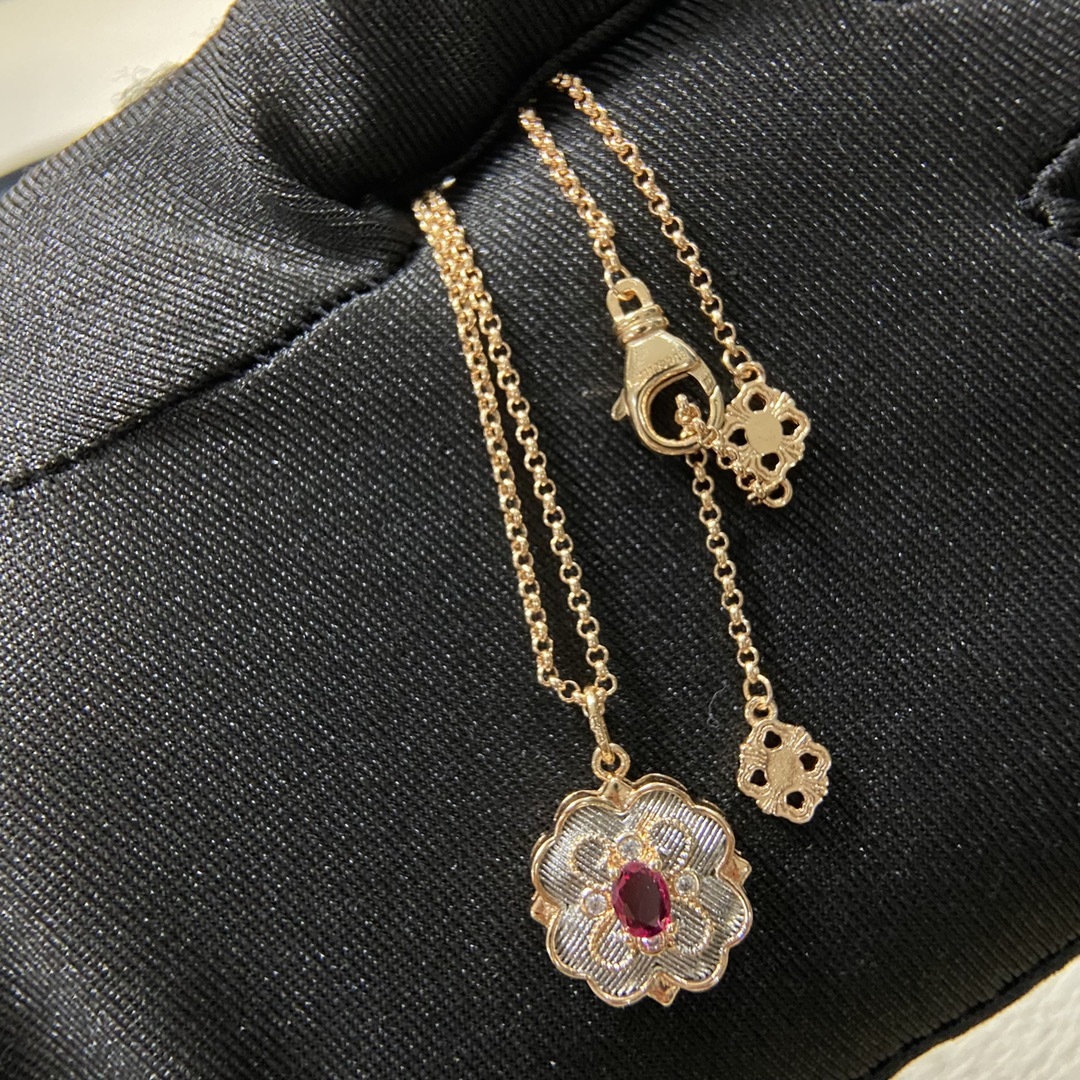 Buccellati Rose Gold Vintage-Inspired Necklace 017