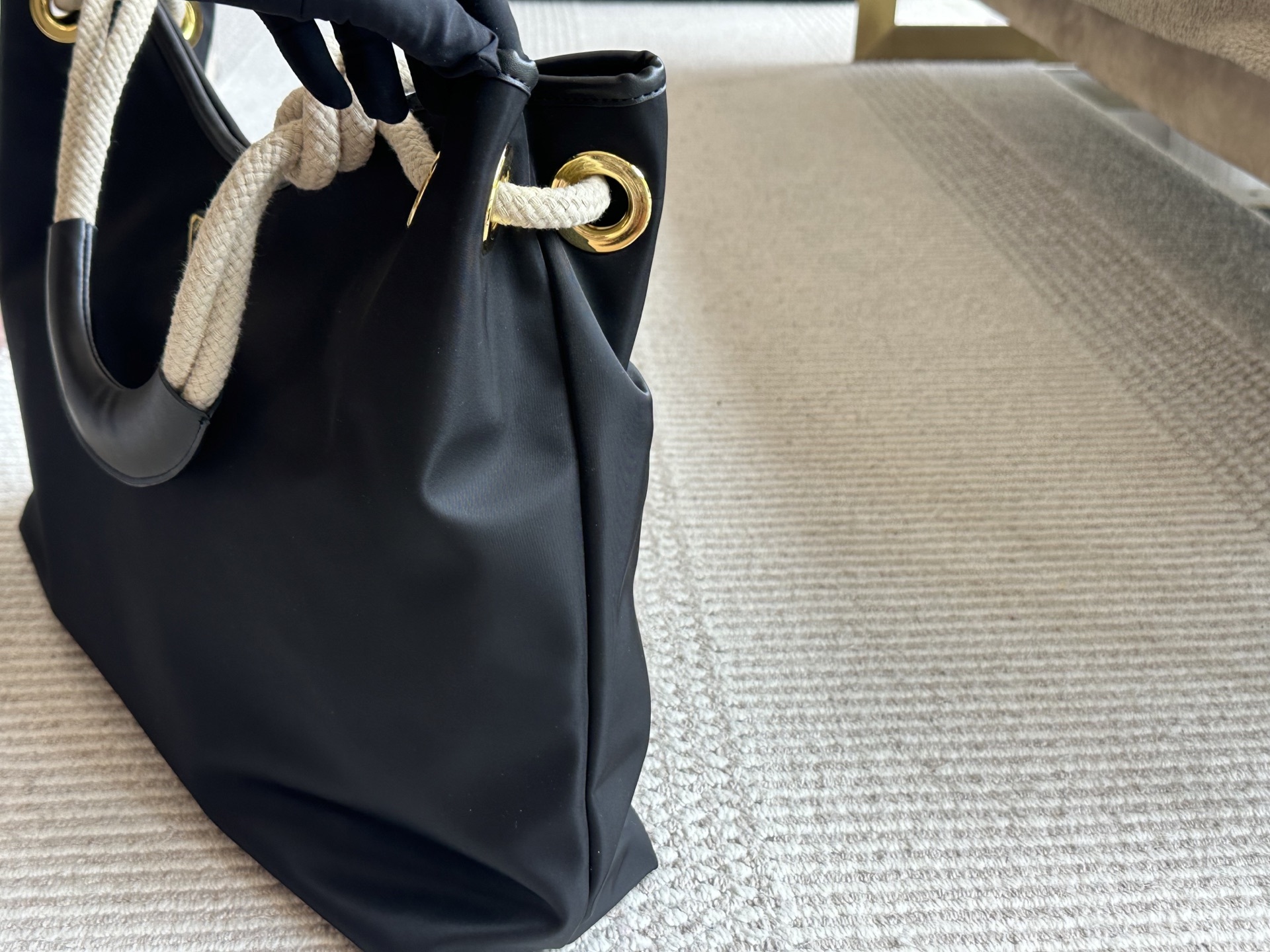 Prada Beige Vintage-Inspired Bag 075