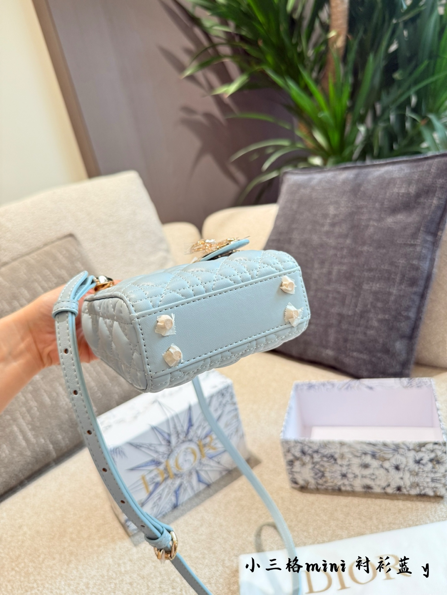 Dior Silver Vintage-Inspired Bag 707