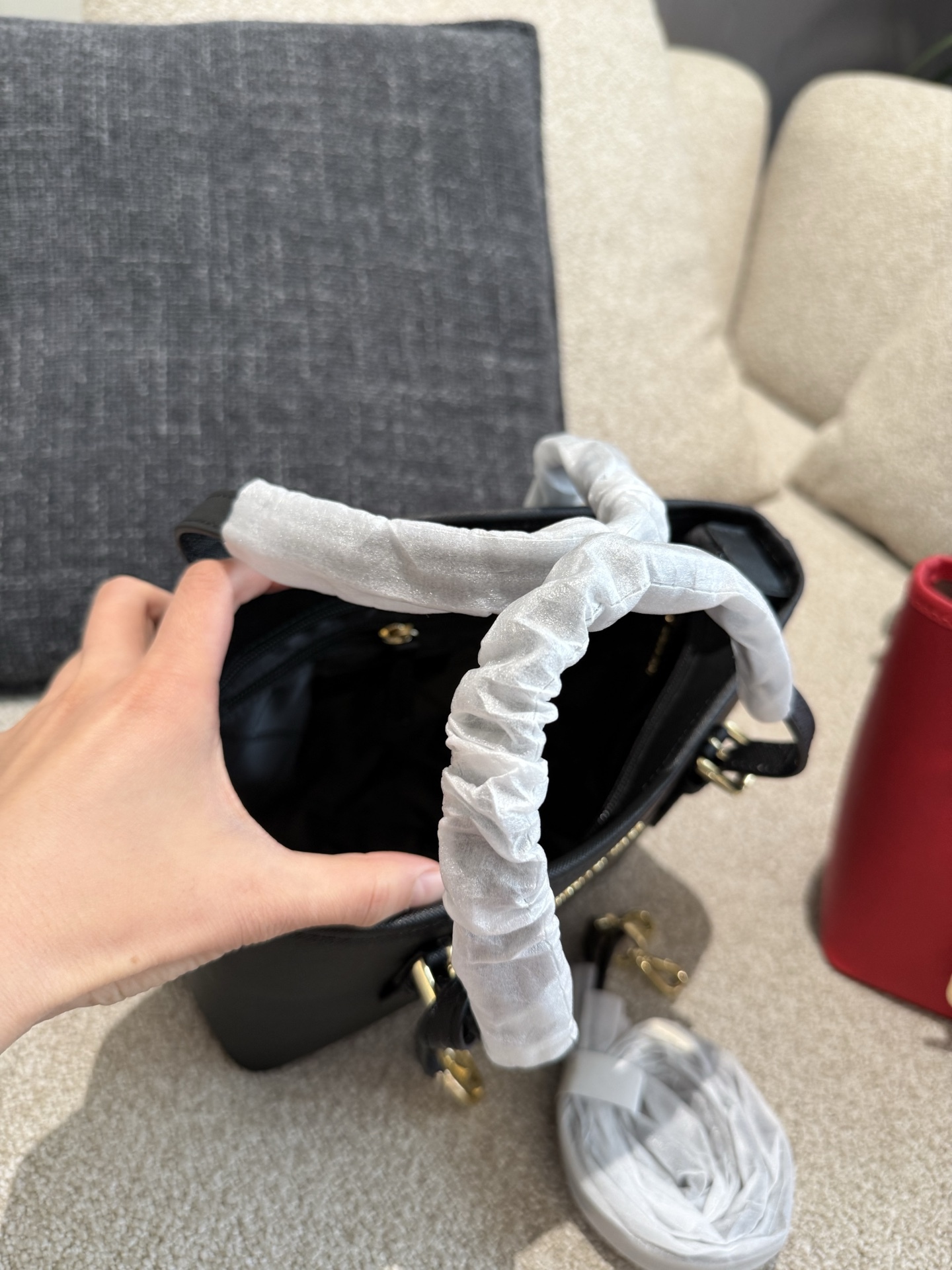 MK Red Statement Bag 006