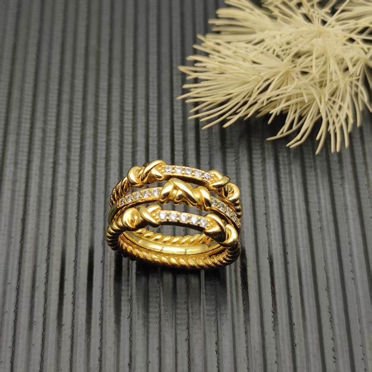 David Yurman Gold Vintage-Inspired Ring 295