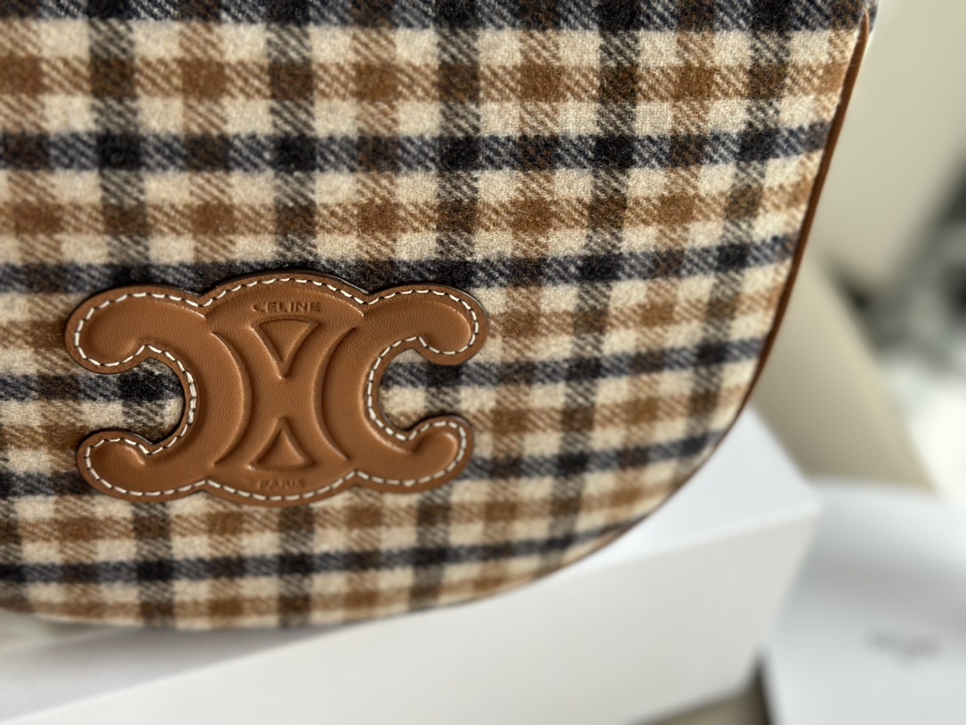 Celine Brown Quilted Bag 257