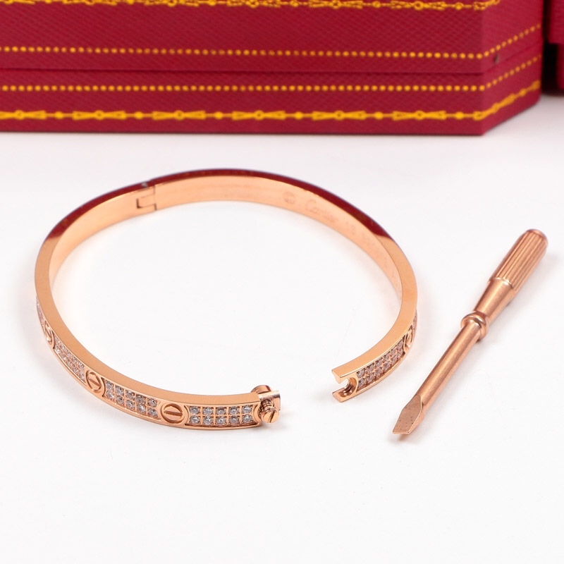 Cartier love Rose Gold Vintage-Inspired Bracelet 028
