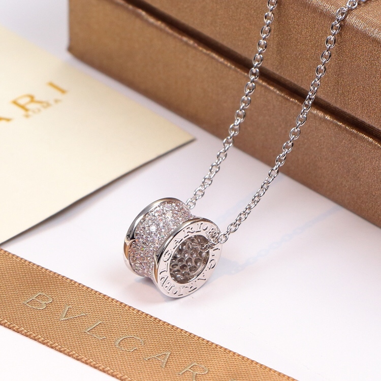 BVLGARI Rose Gold Logo-Accented Necklace 021