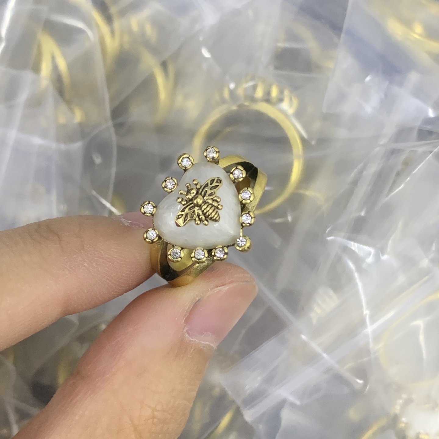 Dior Rose Gold Vintage-Inspired Ring 178