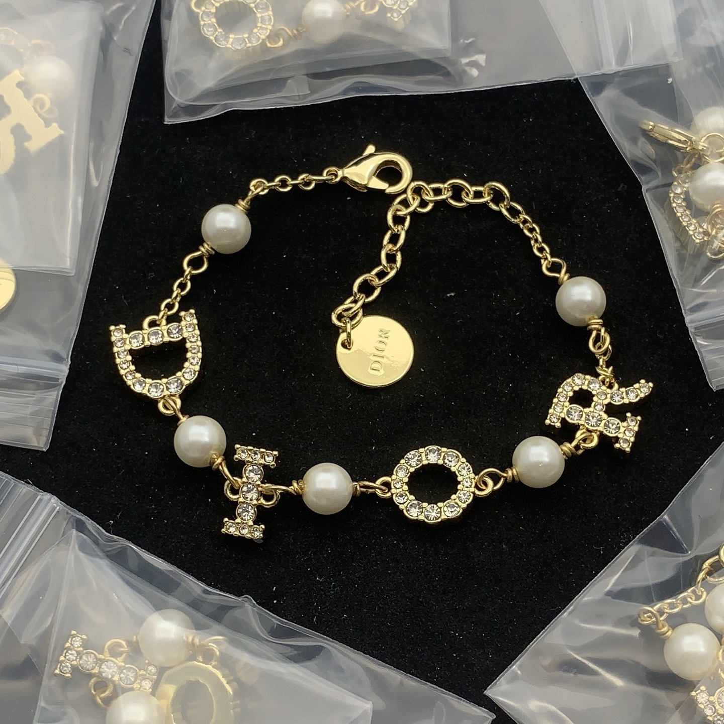 Dior Rose Gold Vintage-Inspired Bracelet 621