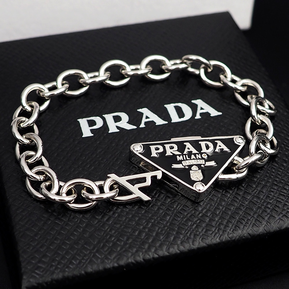 Prada Silver Vintage-Inspired Bracelet 114