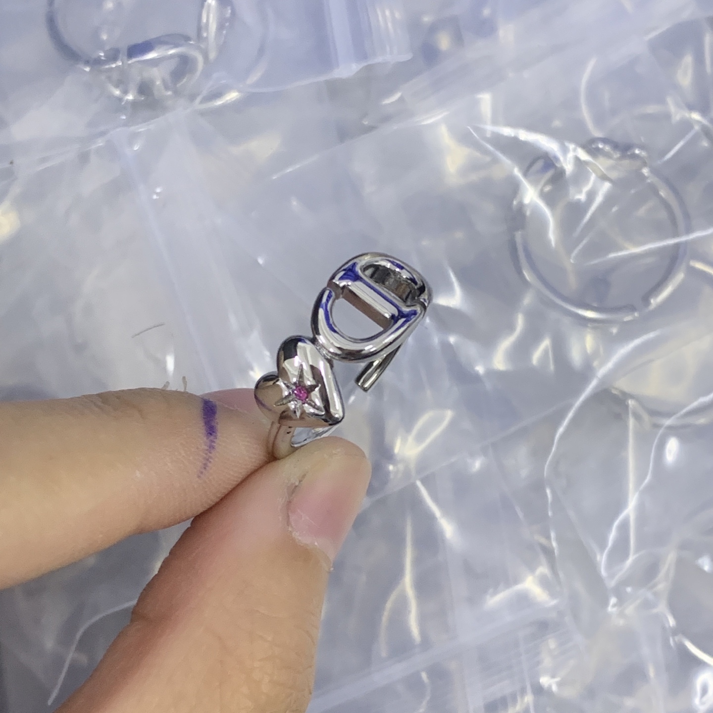Dior Silver Vintage-Inspired Ring 149
