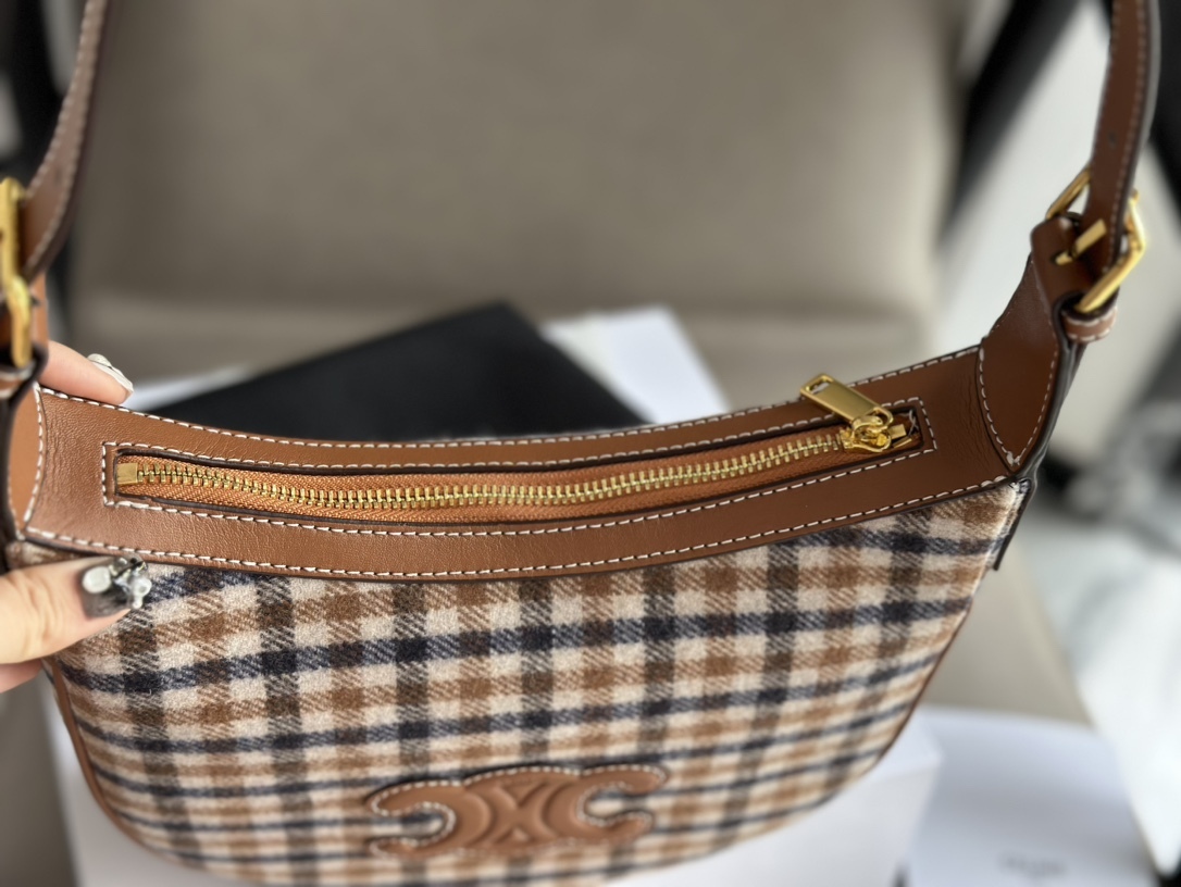 Celine Brown Quilted Bag 257