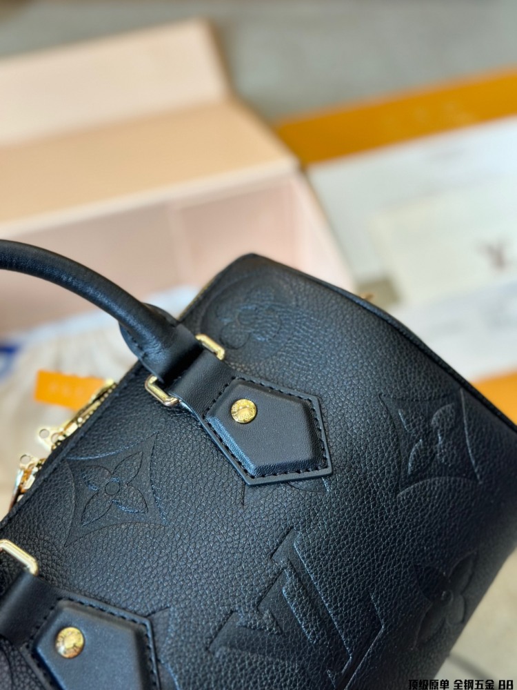 LV bag Speedy  leather bag 20cm