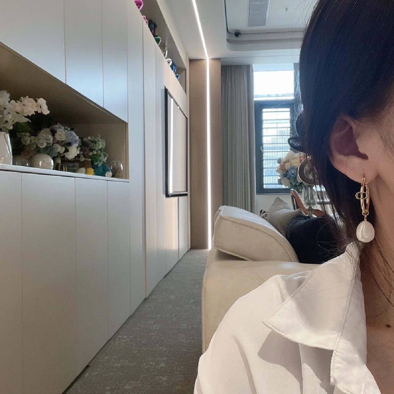 Dior Silver Vintage-Inspired Earrings 013