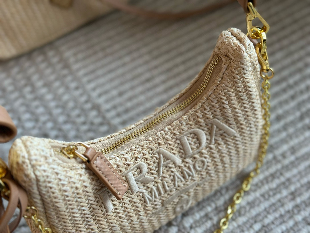 Prada Beige Vintage-Inspired Bag 025