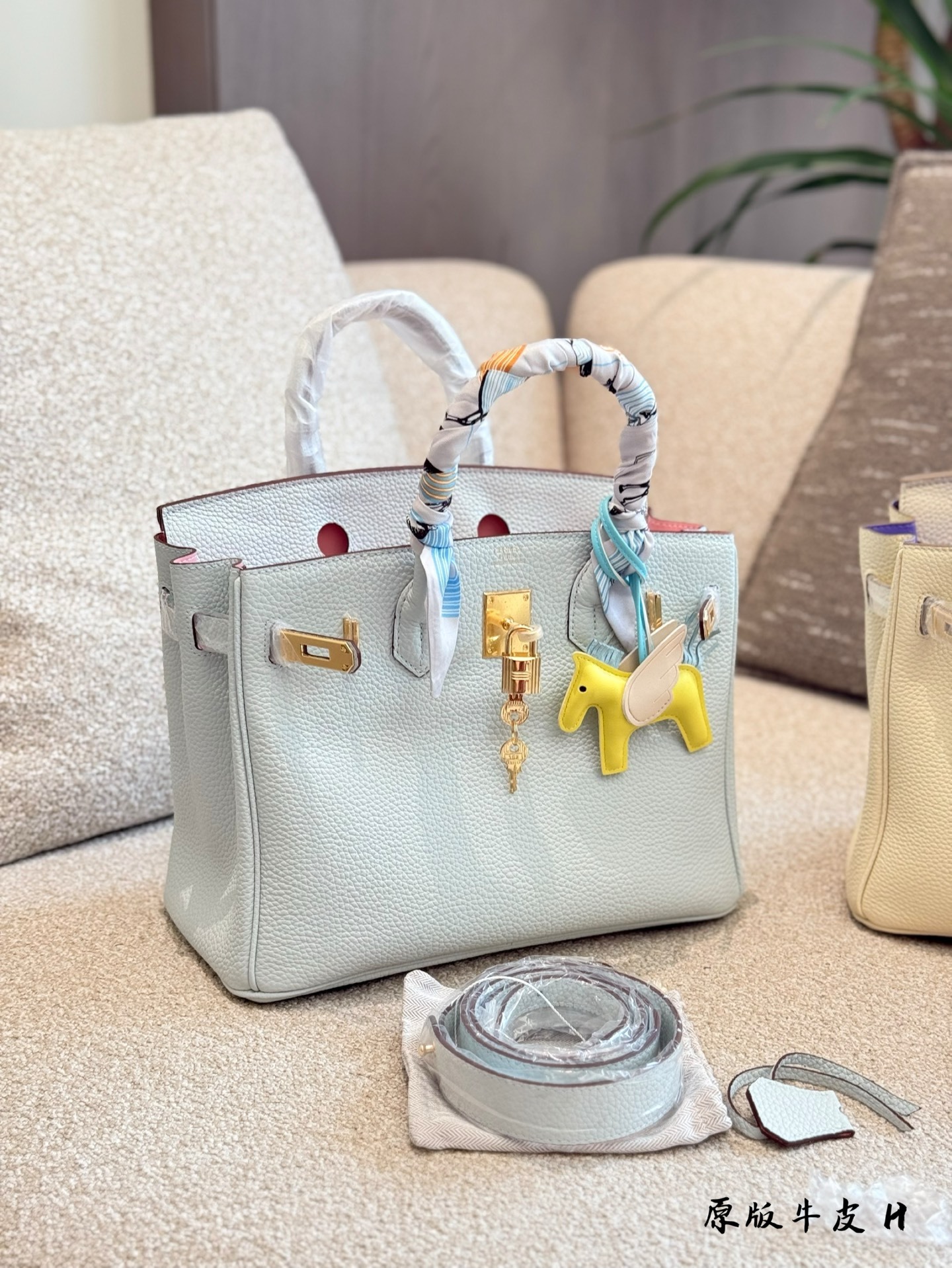 Hermes h Silver Statement Bag Birkin 312