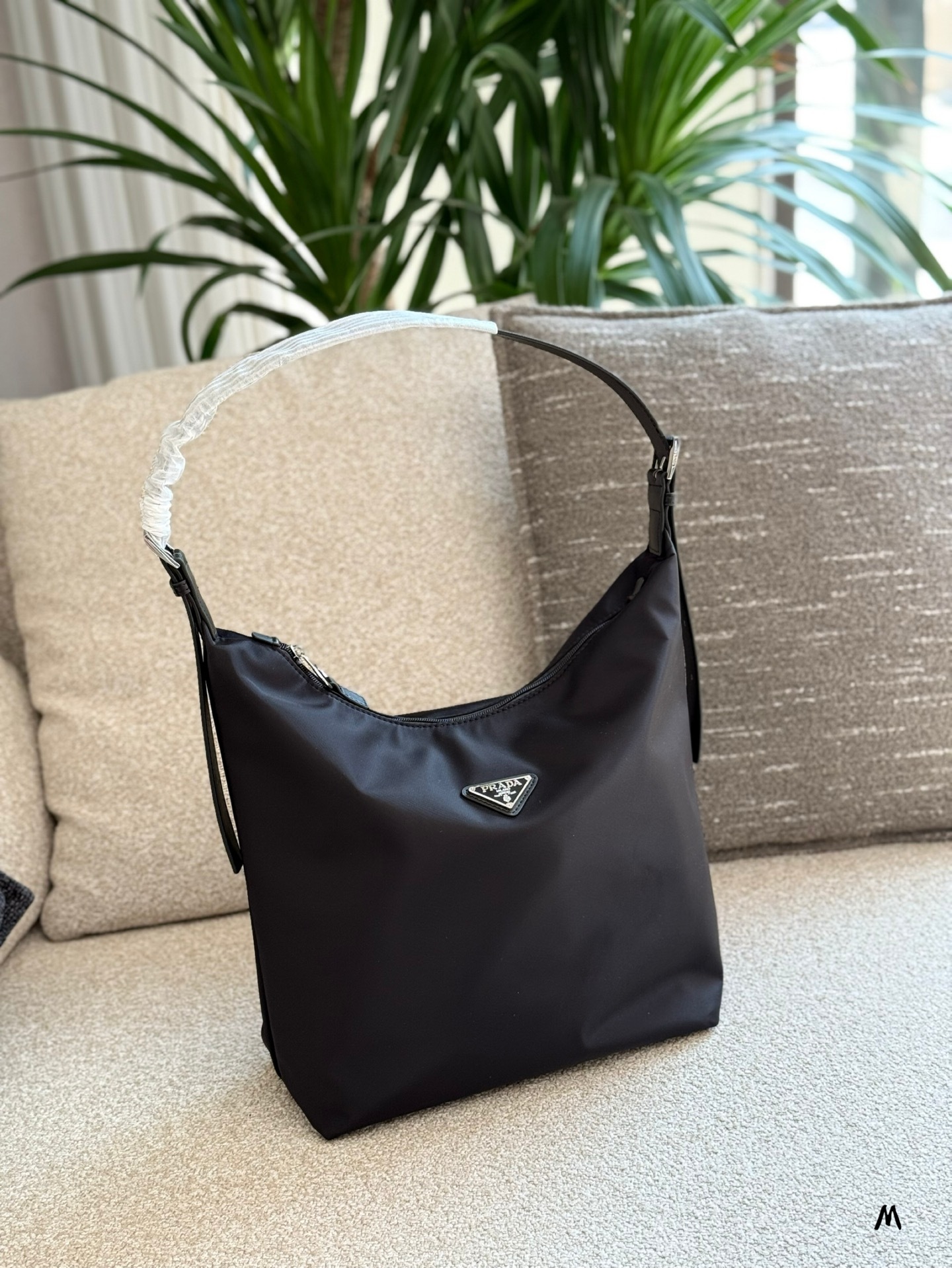 Prada Beige Quilted Bag 016