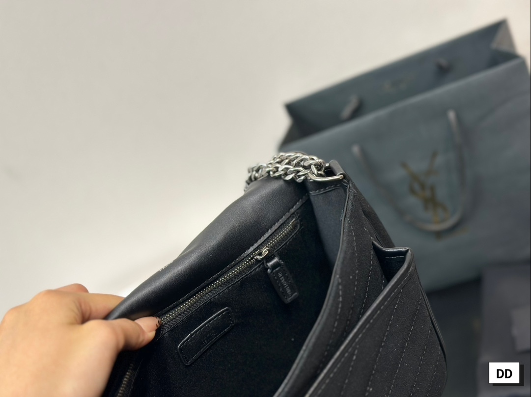 YSL Silver Logo-Accented Bag 148