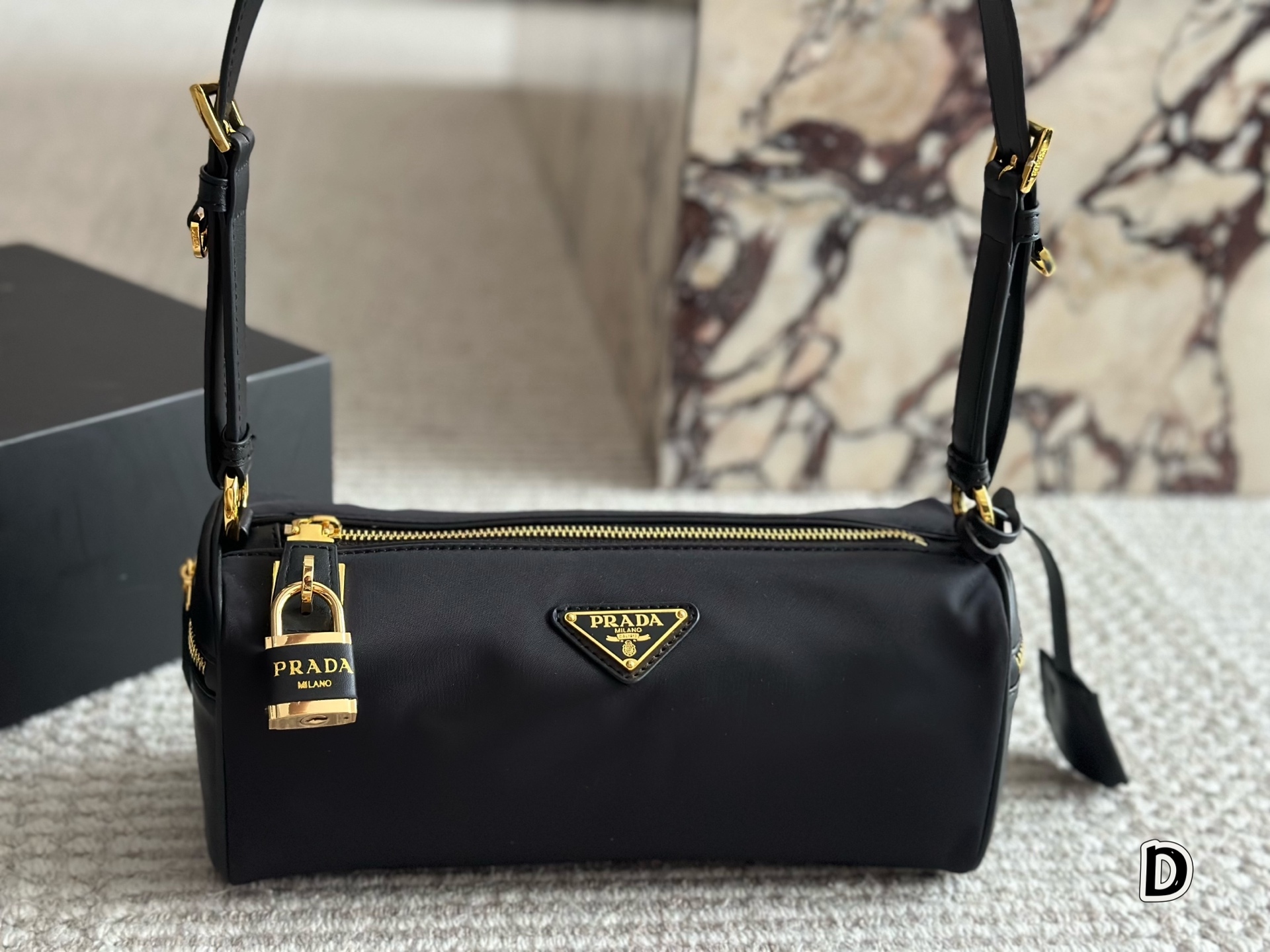 Prada Gold Vintage-Inspired Bag 102