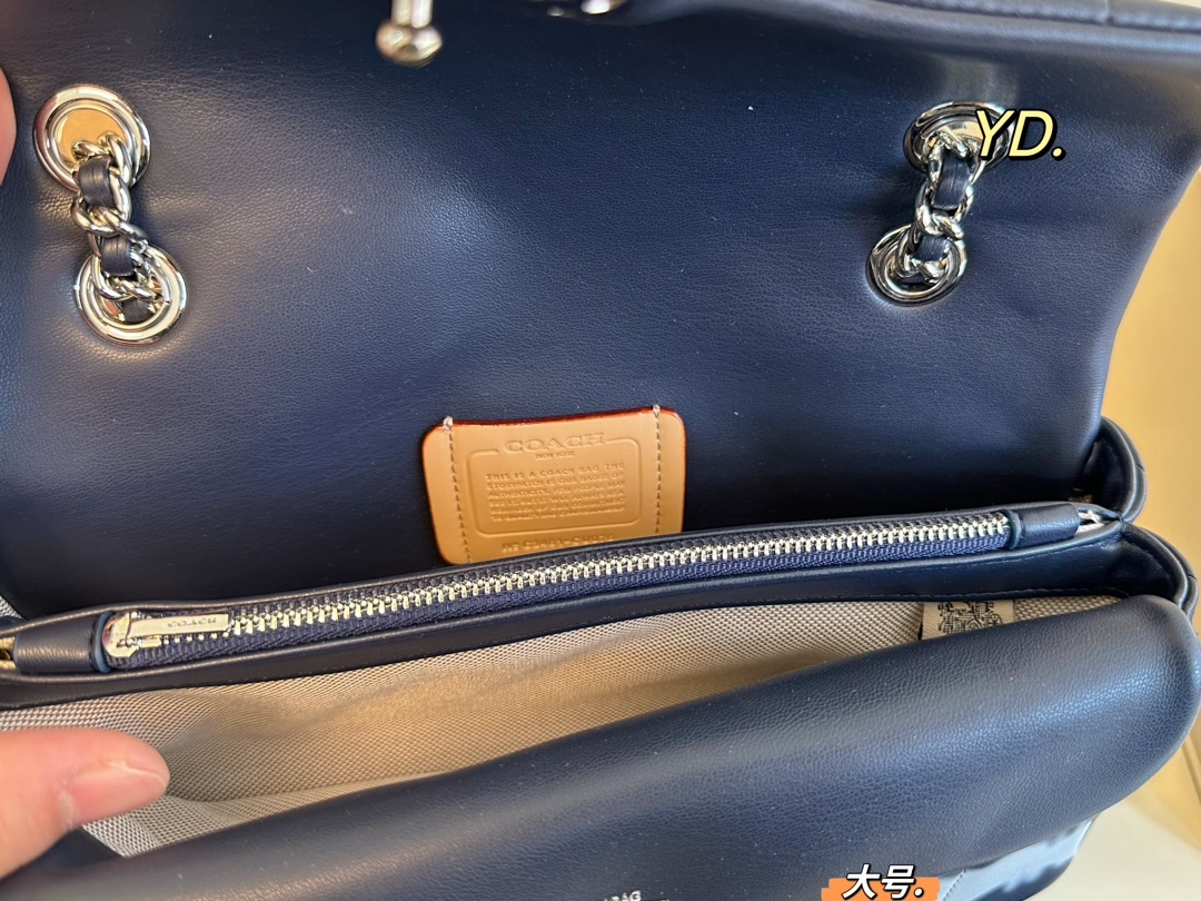 Coach Beige Quilted Bag 187