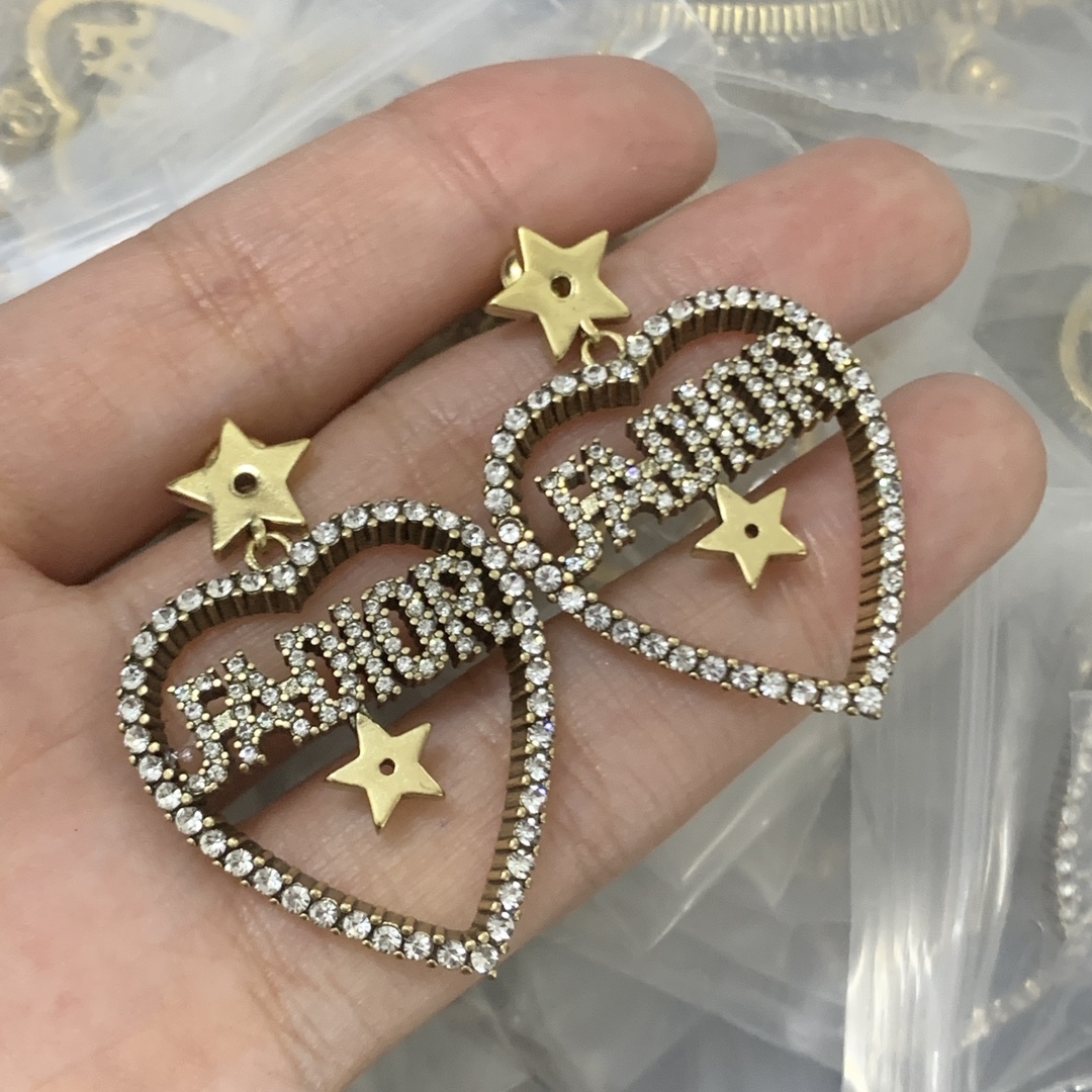 Dior Silver Vintage-Inspired Earrings 132