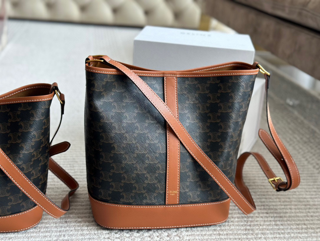 Celine Brown Quilted Bag 252