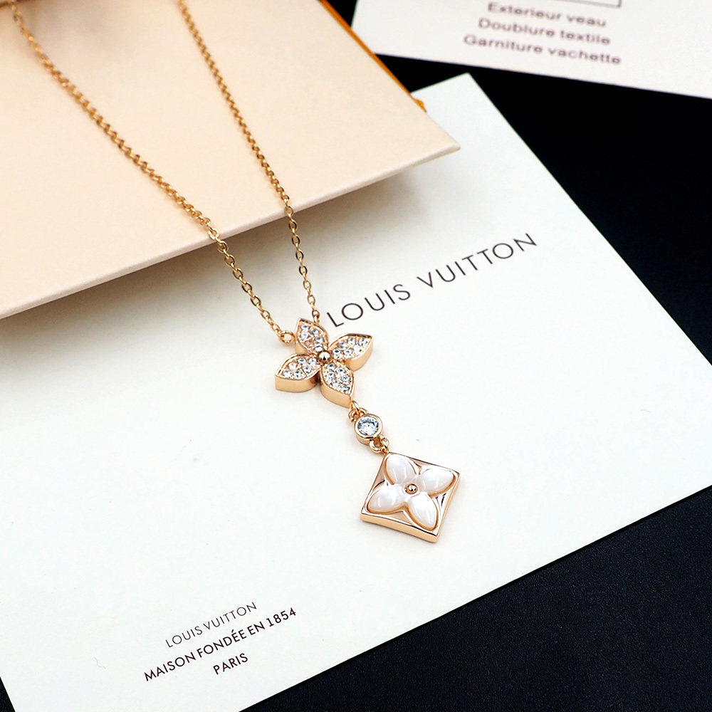 LV Rose Gold Romantic Necklace 251