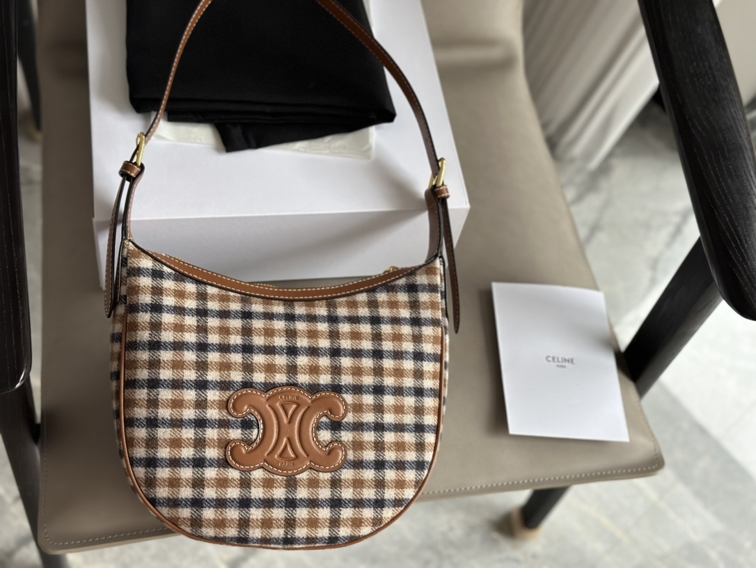 Celine Brown Quilted Bag 257
