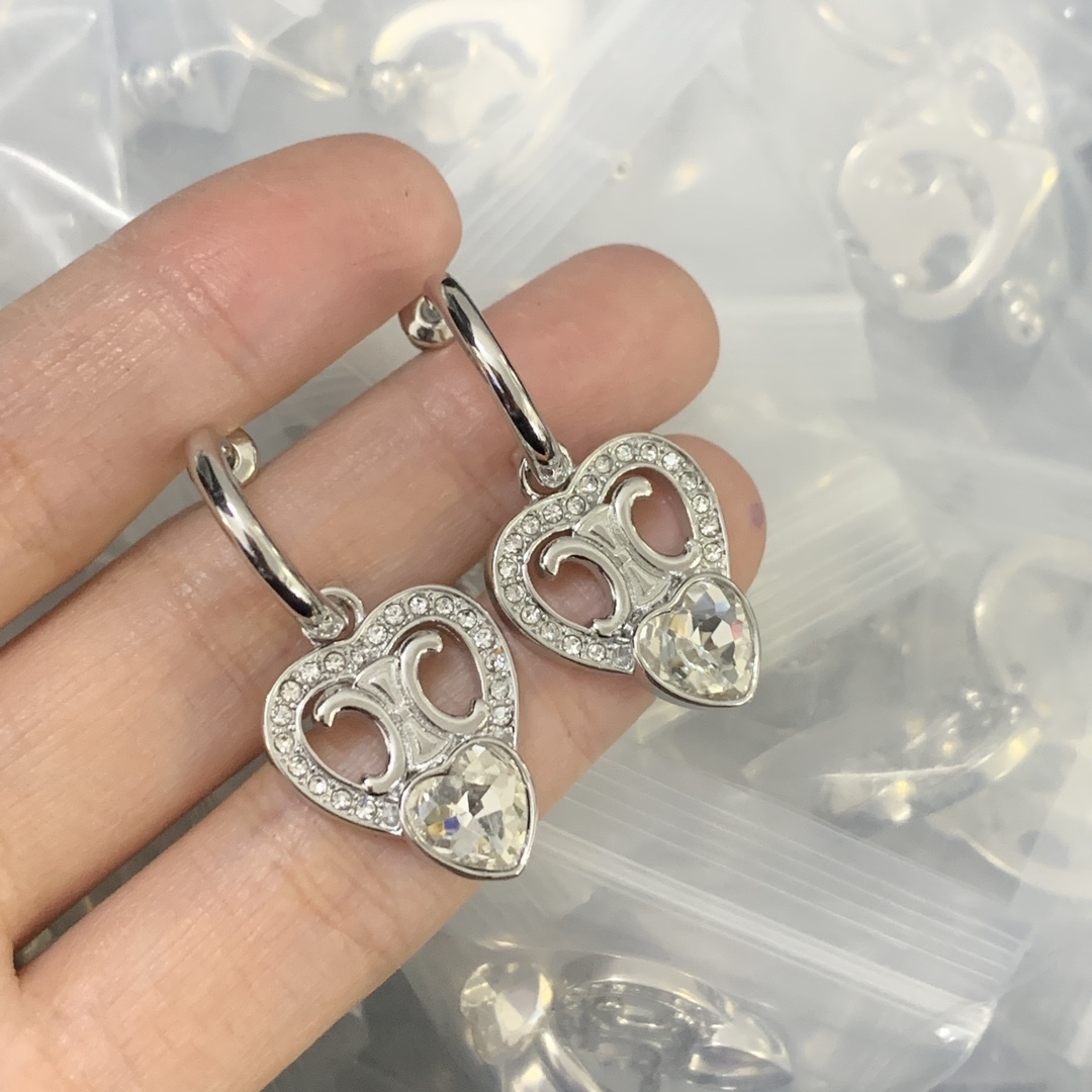 Celine Silver Romantic Earrings 173