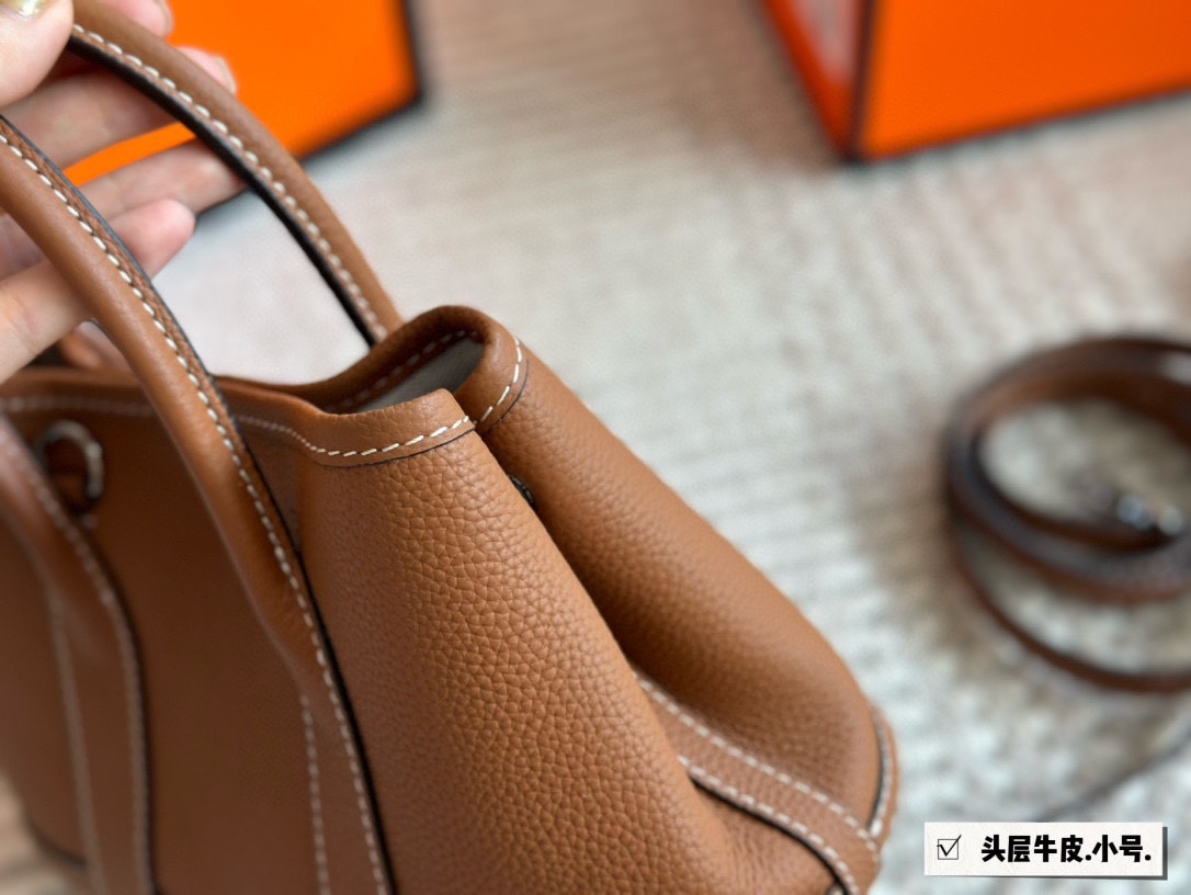 Hermes h garden Brown Logo-Accented Bag 292