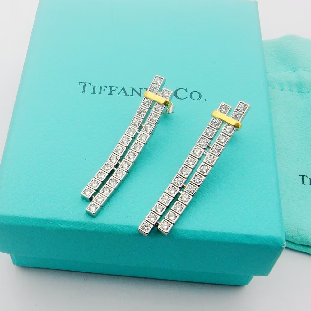 Tiffany Beige Minimalist Earrings 219