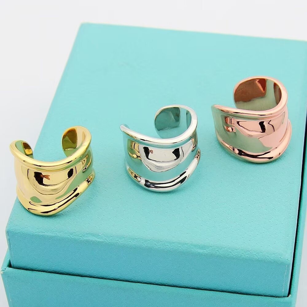 Tiffany Silver Geometric Ring 097