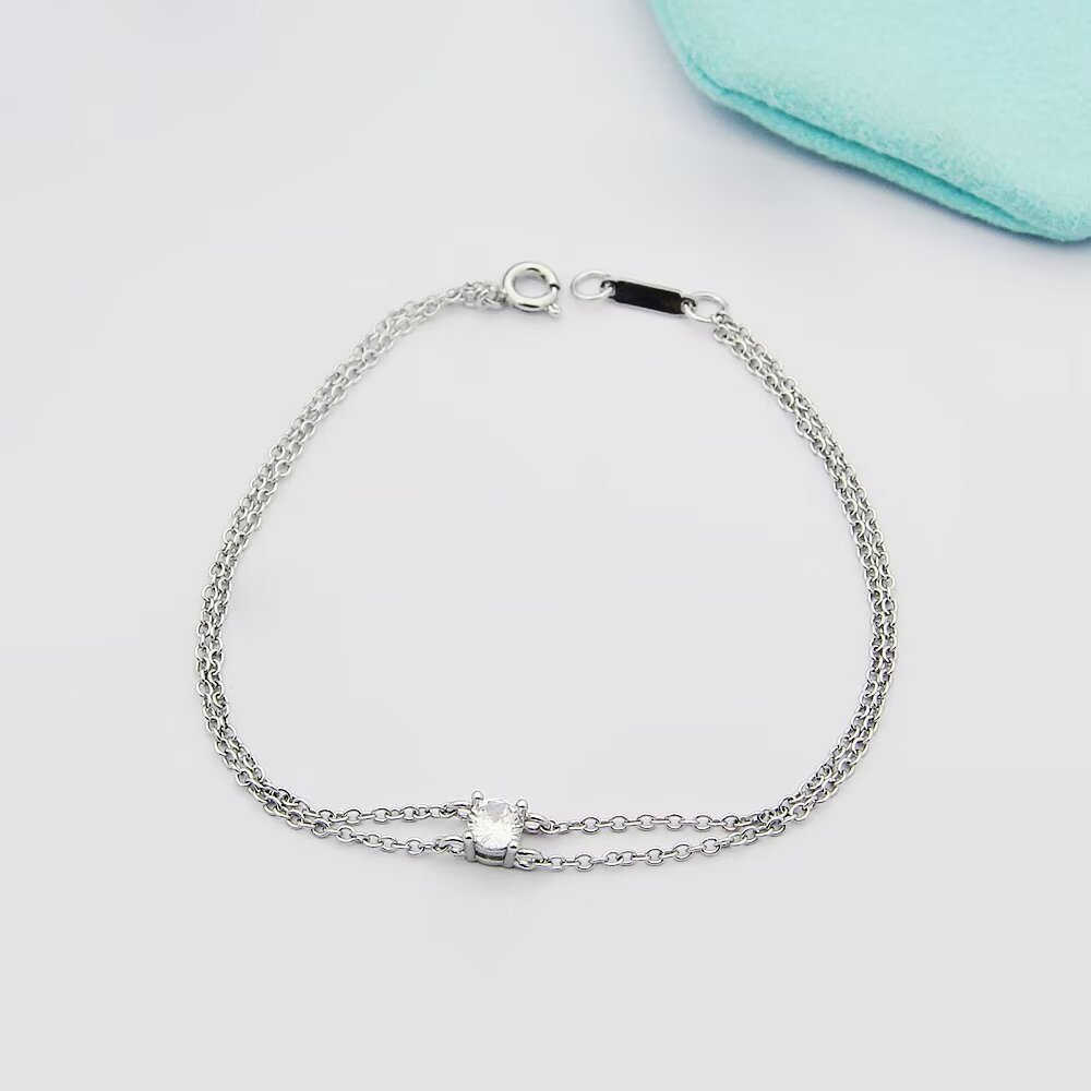 Tiffany Rose Gold Logo-Accented Bracelet 036