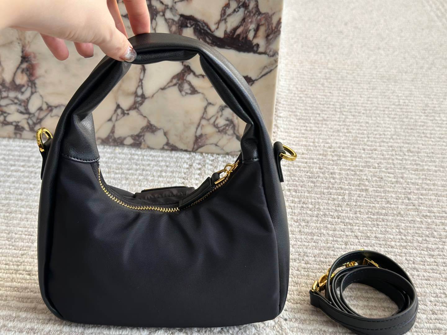 Prada Rose Gold Vintage-Inspired Bag 059