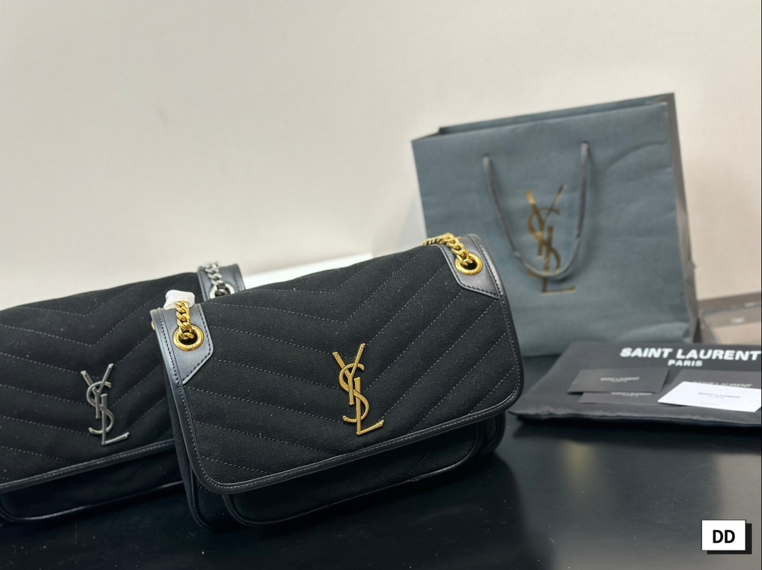 YSL Silver Logo-Accented Bag 148