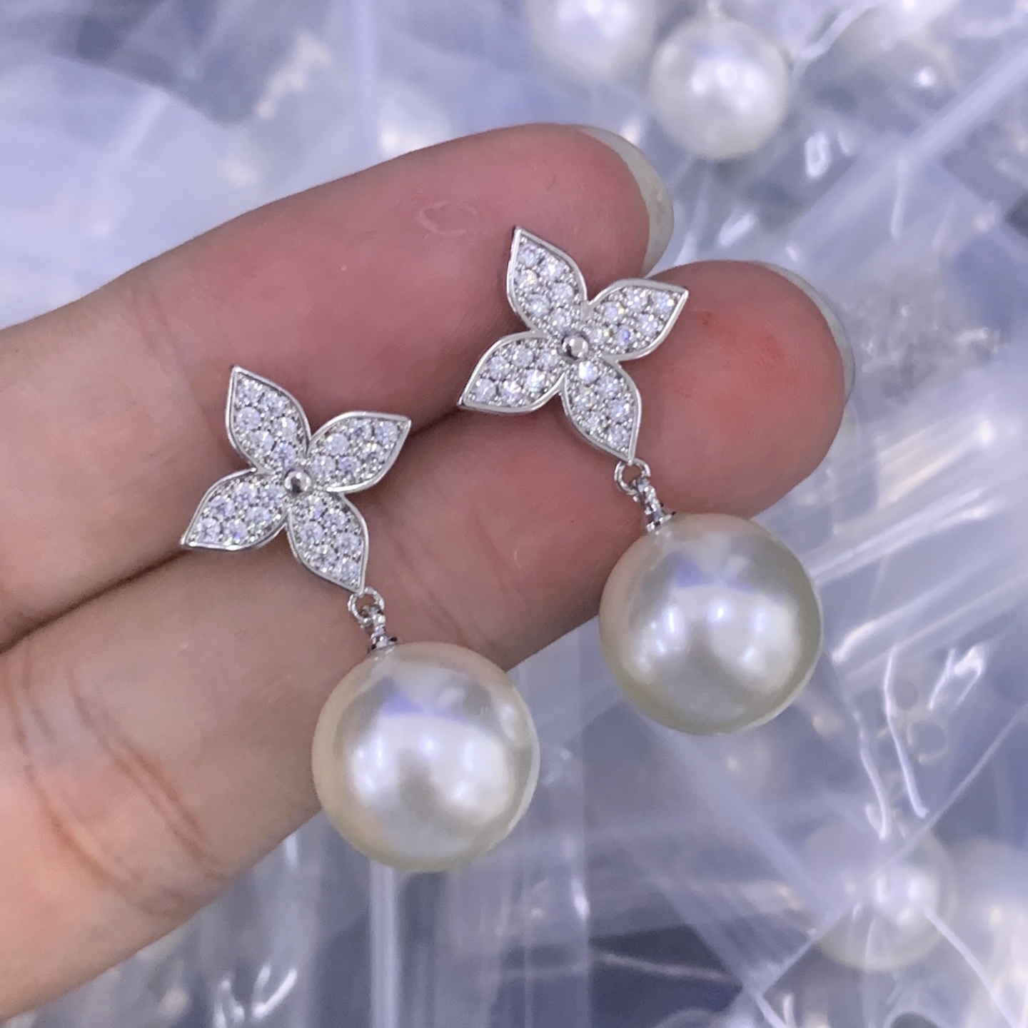 LV Silver Vintage-Inspired Earrings 482