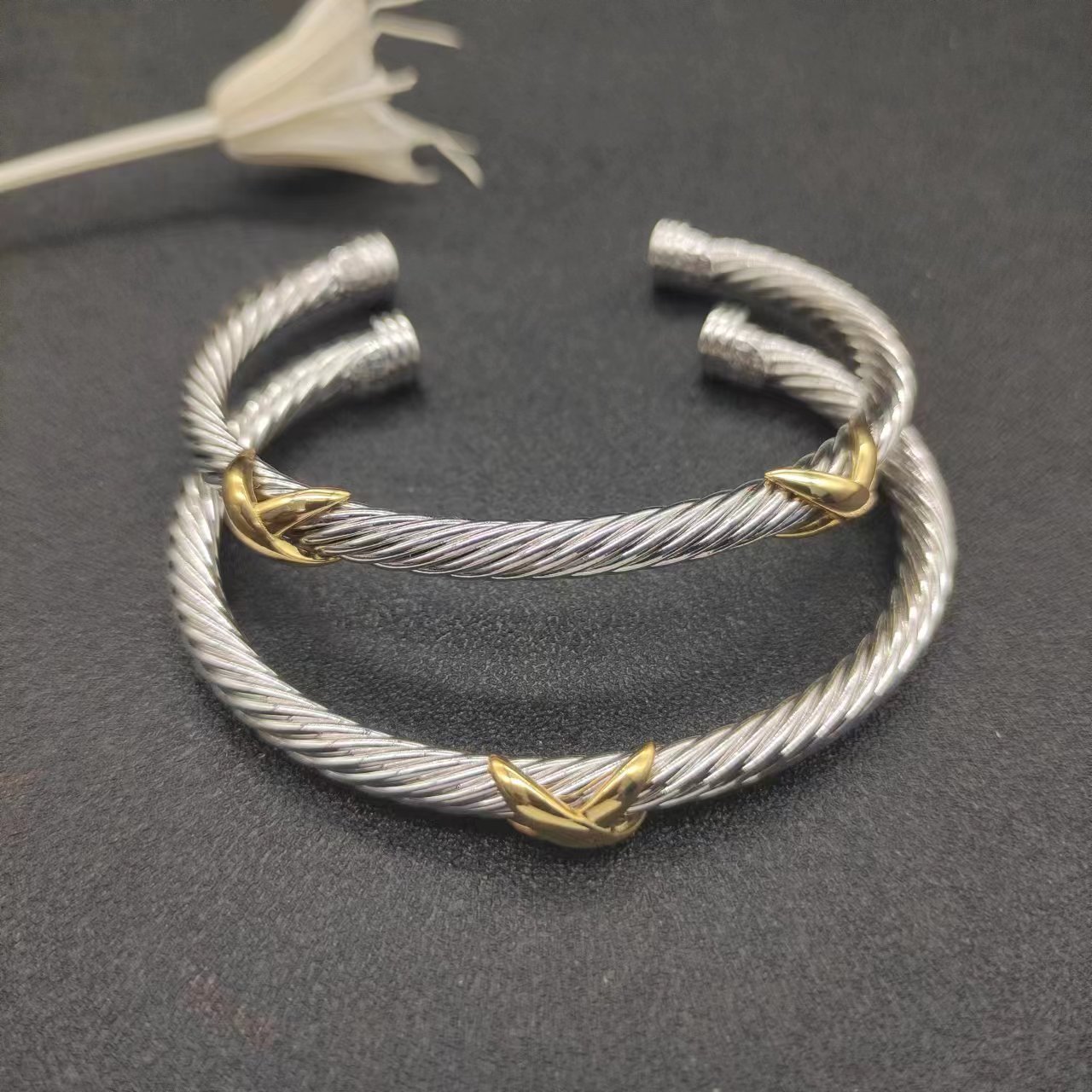 David Yurman Silver Vintage-Inspired Bracelet 008