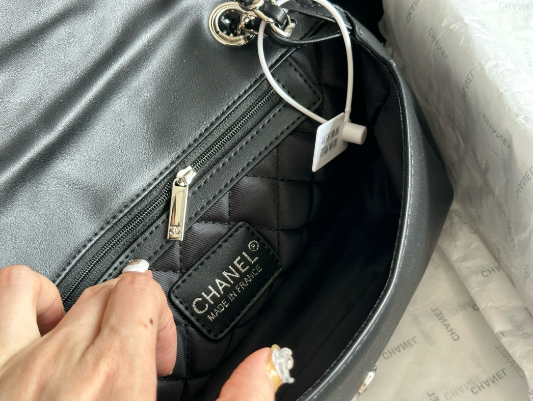 Chanel Silver Logo-Accented Bag 1334