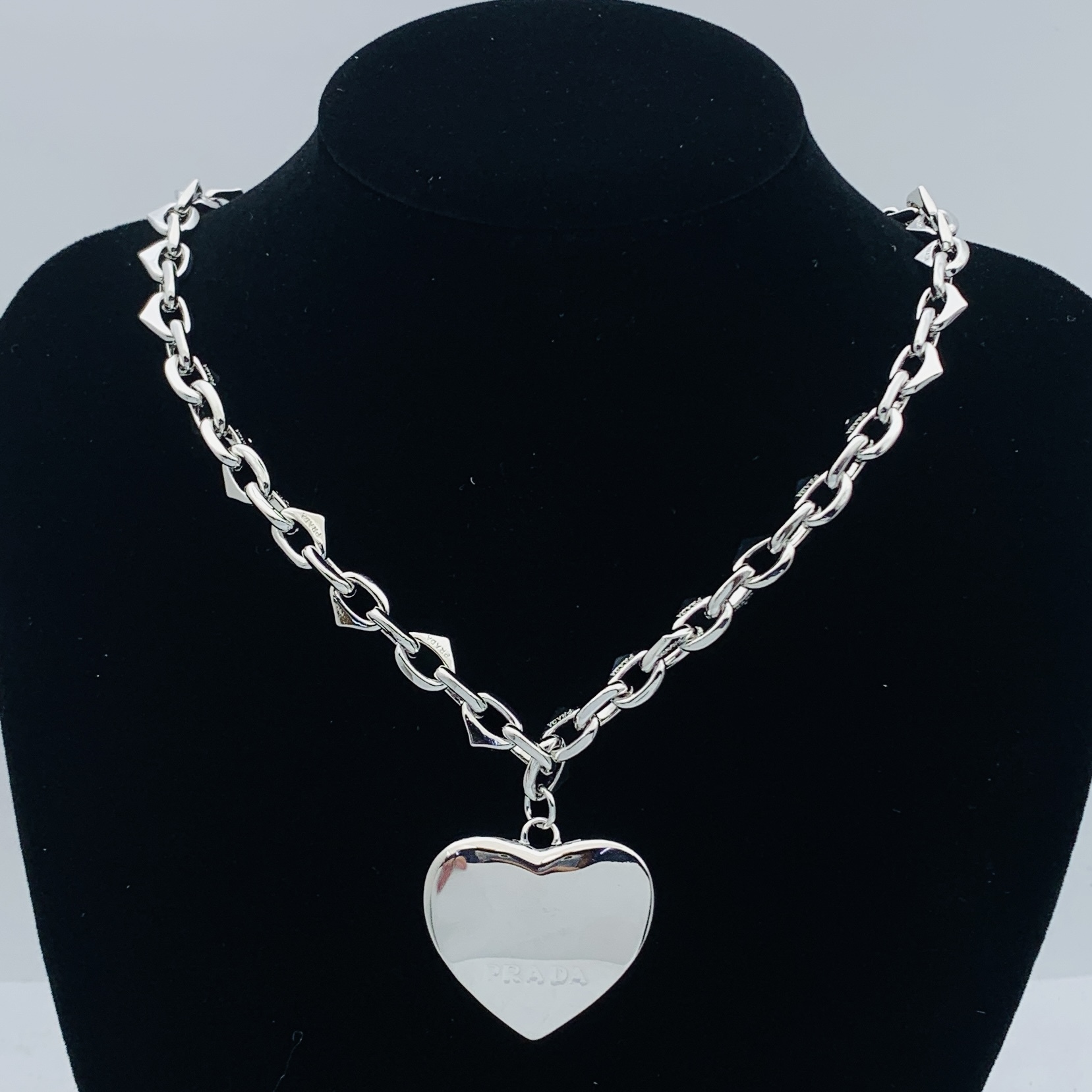 Prada Silver Romantic Necklace 222