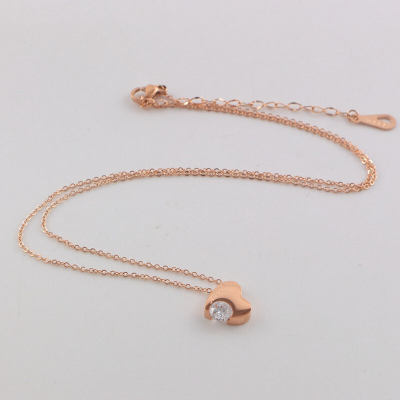 Cartier Rose Gold Logo-Accented Necklace 0134