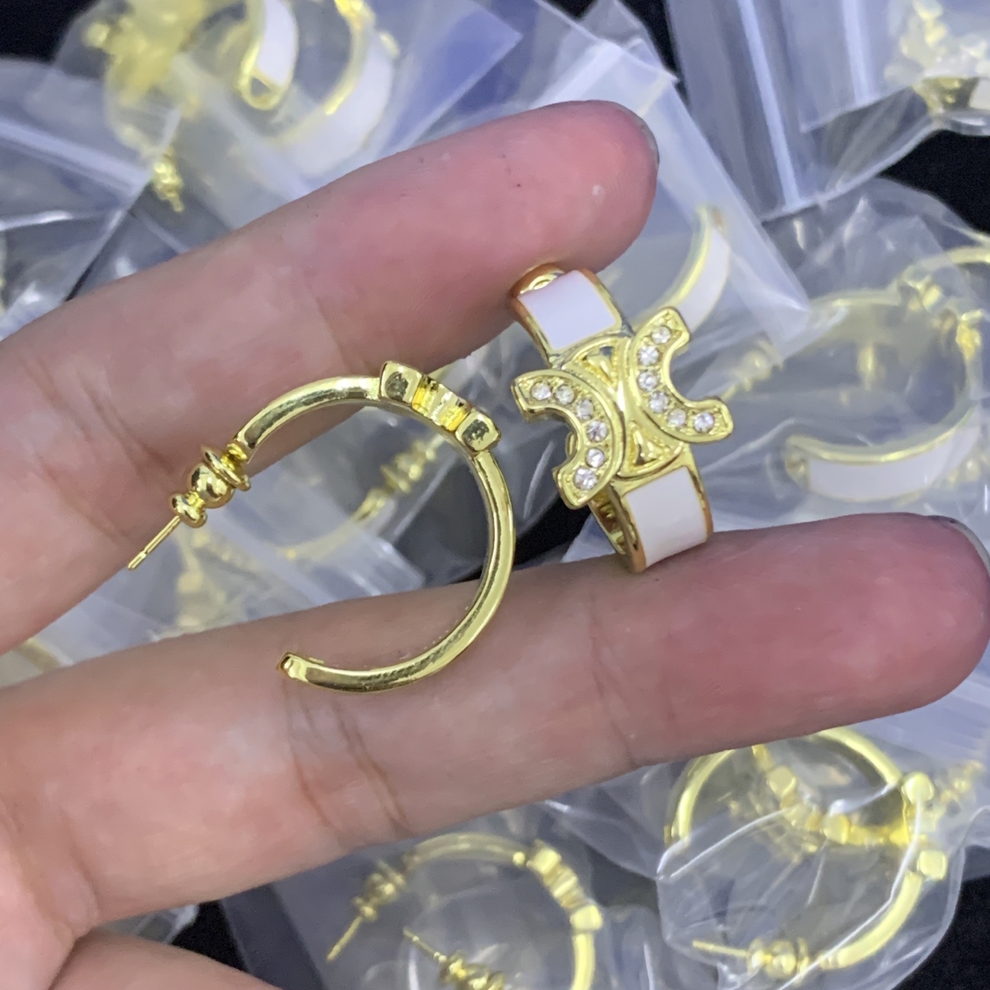 Celine Gold Delicate Earrings 181