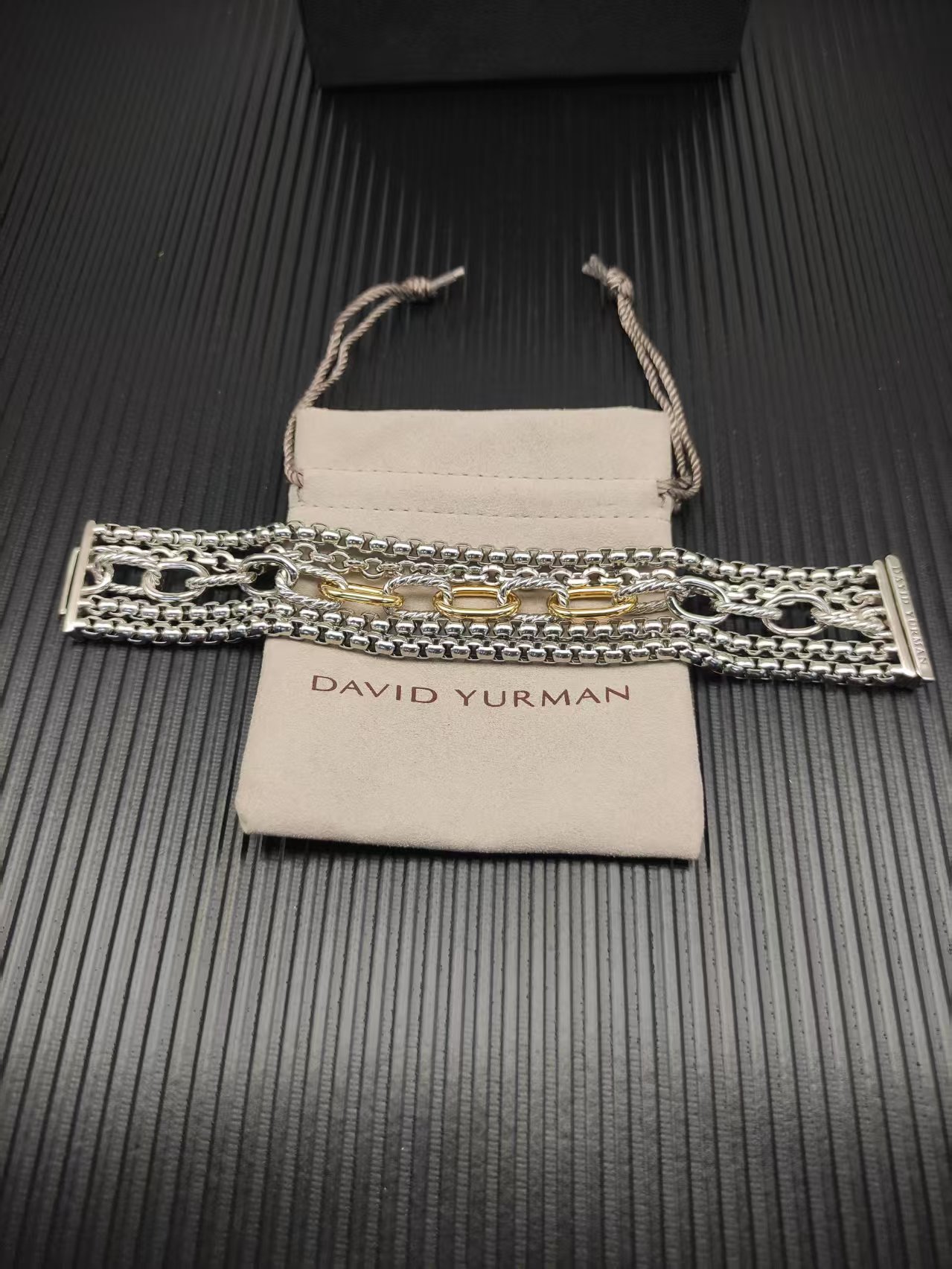 David Yurman Silver Vintage-Inspired Bracelet 106
