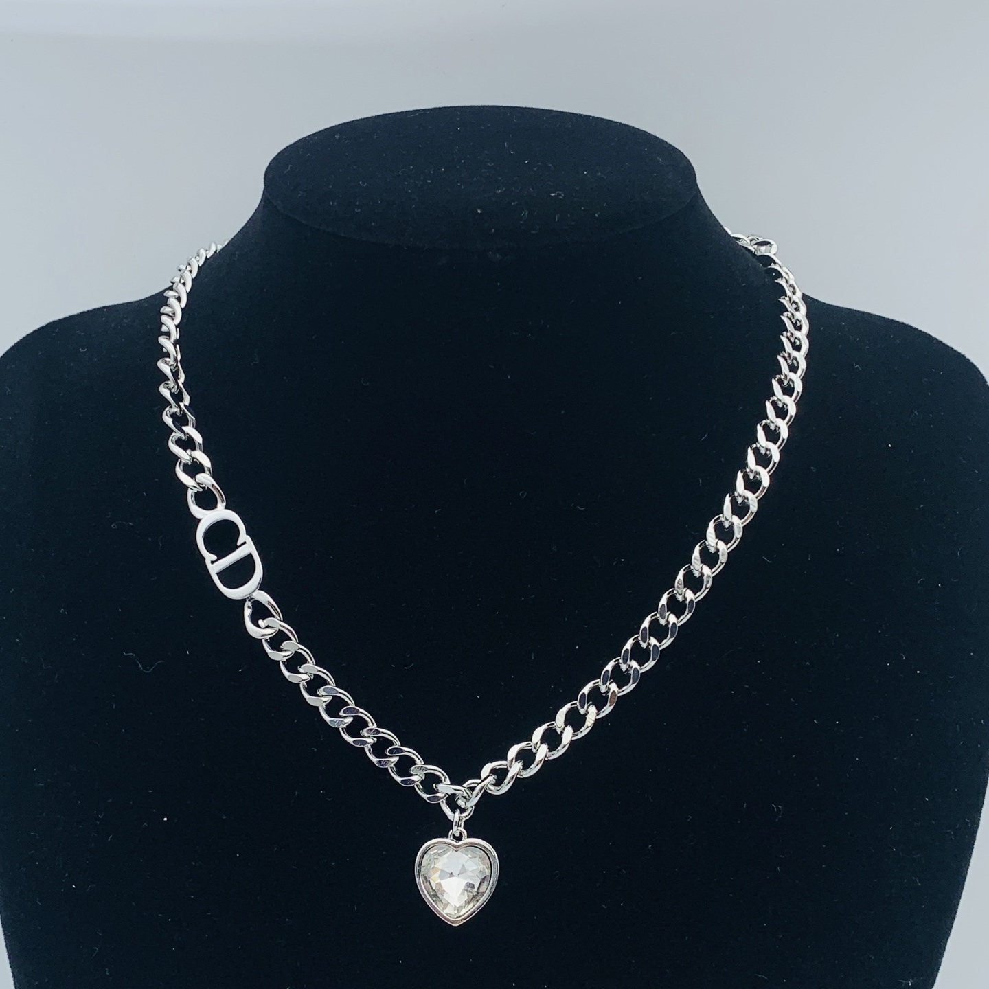 Dior Silver Vintage-Inspired Necklace 362