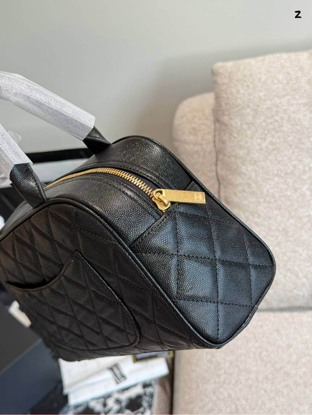 Chanel Silver Quilted Bag 1260
