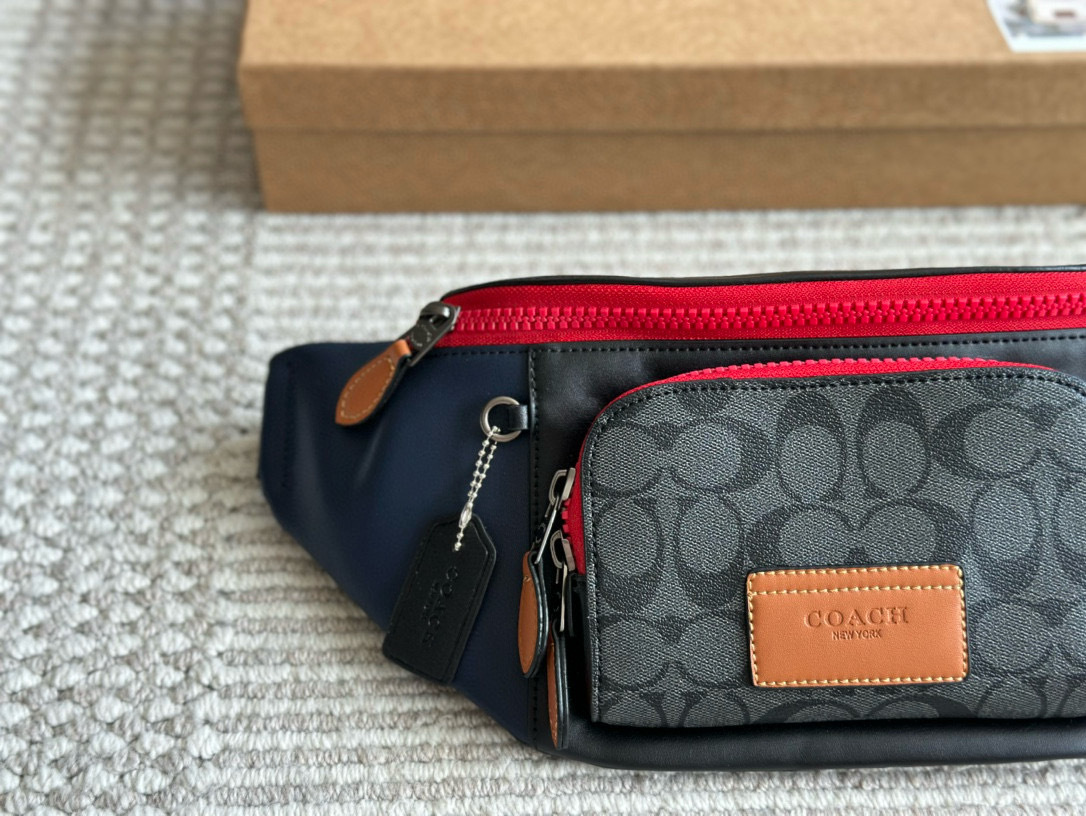 Coach Brown Quilted Bag 001
