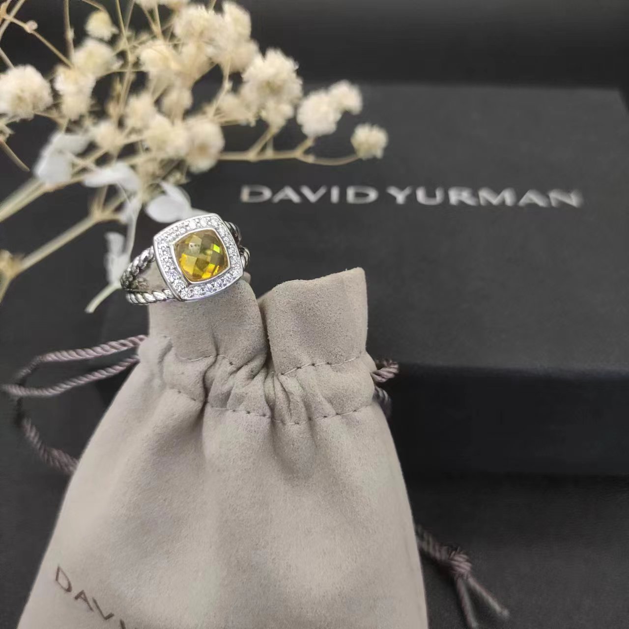 David Yurman Silver Vintage-Inspired Ring 252