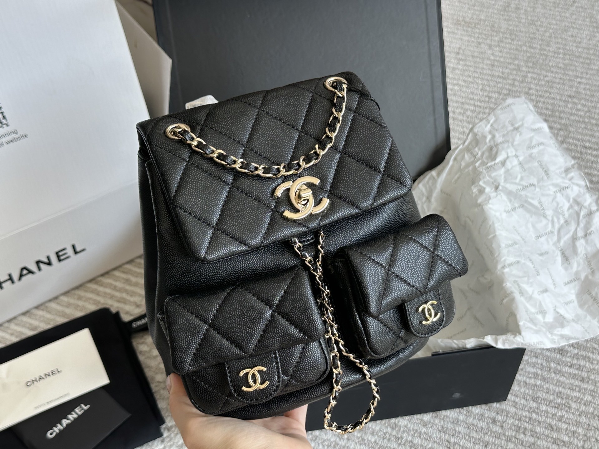 Chanel Black Delicate Bag 1183