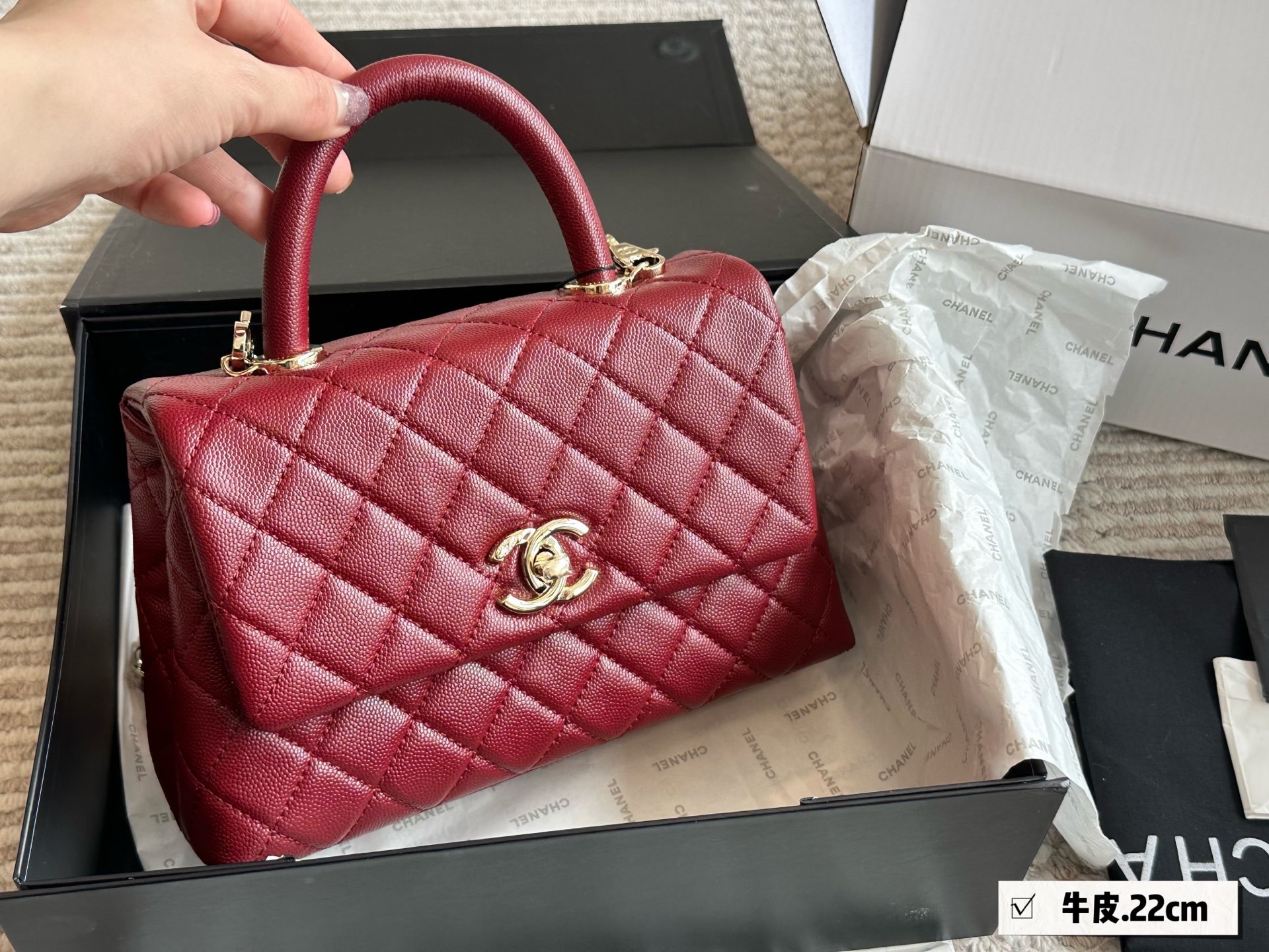 Chanel Silver Quilted Bag 1263