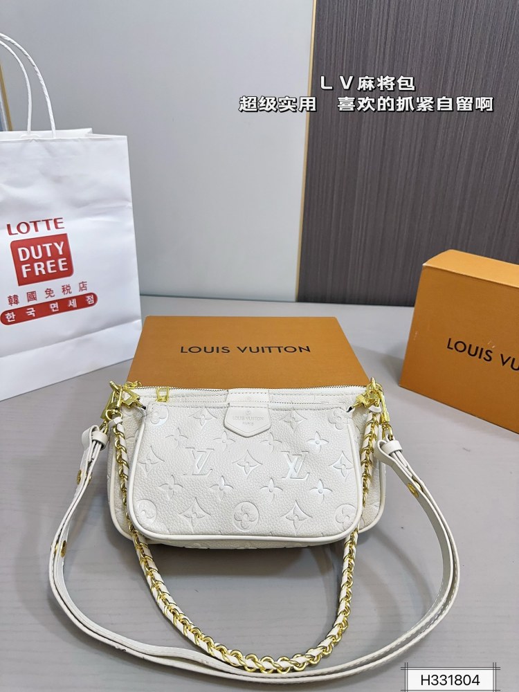 LV Blue Logo-Accented Bag pochetteLV 1620